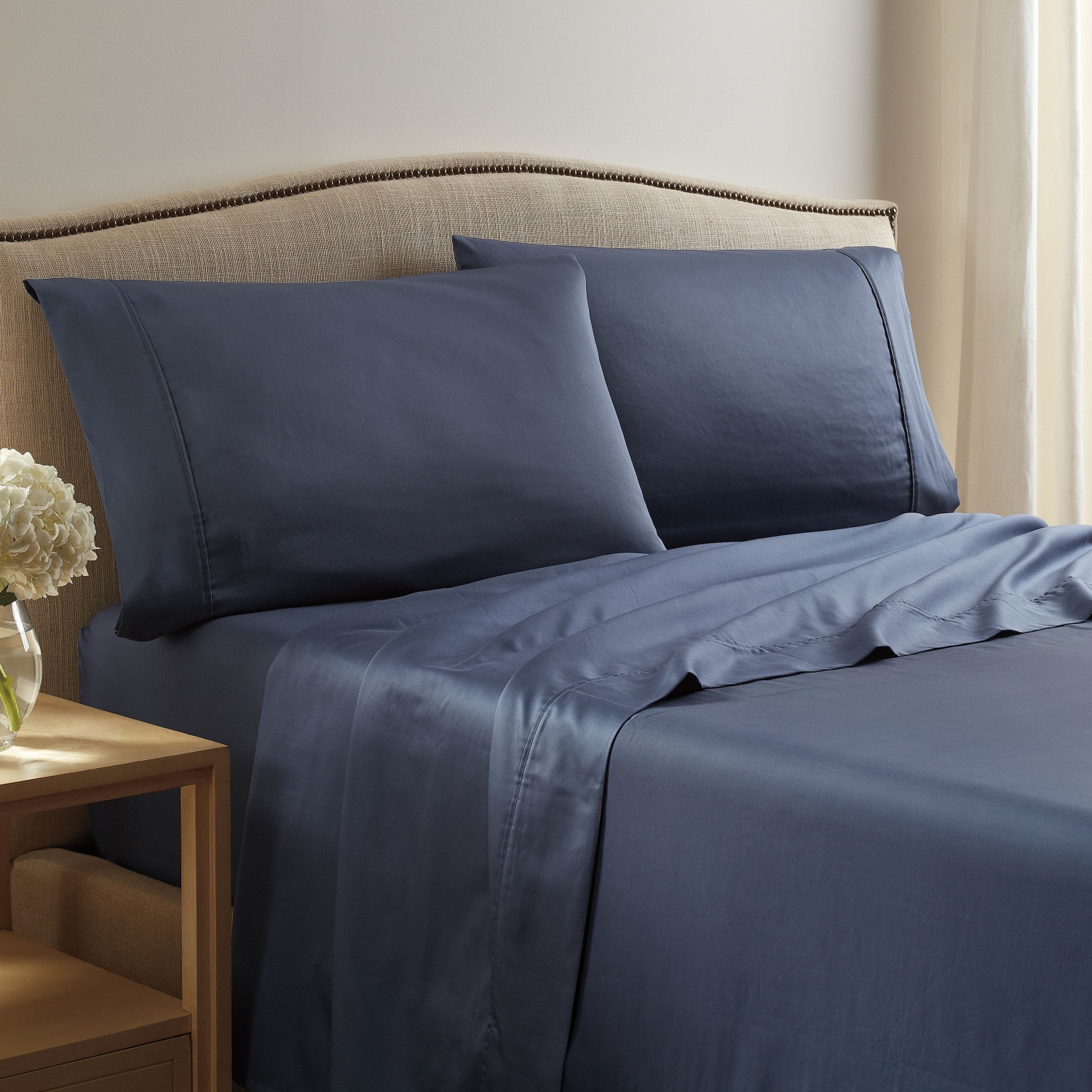 Martex 400 Thread Count Solid Sateen Sheet Set