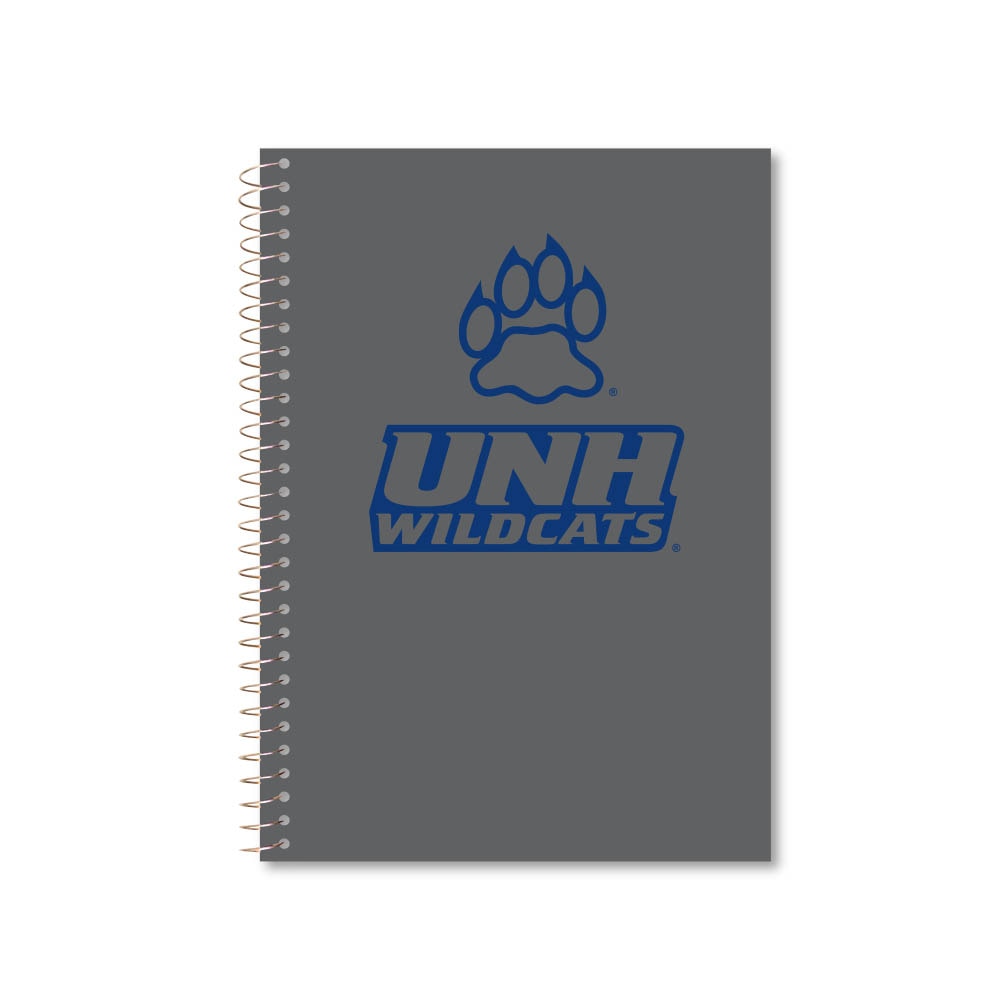 Roaring Premium 3 Subject 9.5 x 6.5 Notebook, College Ruled 20lb Paper, Pressboard Foil Cover