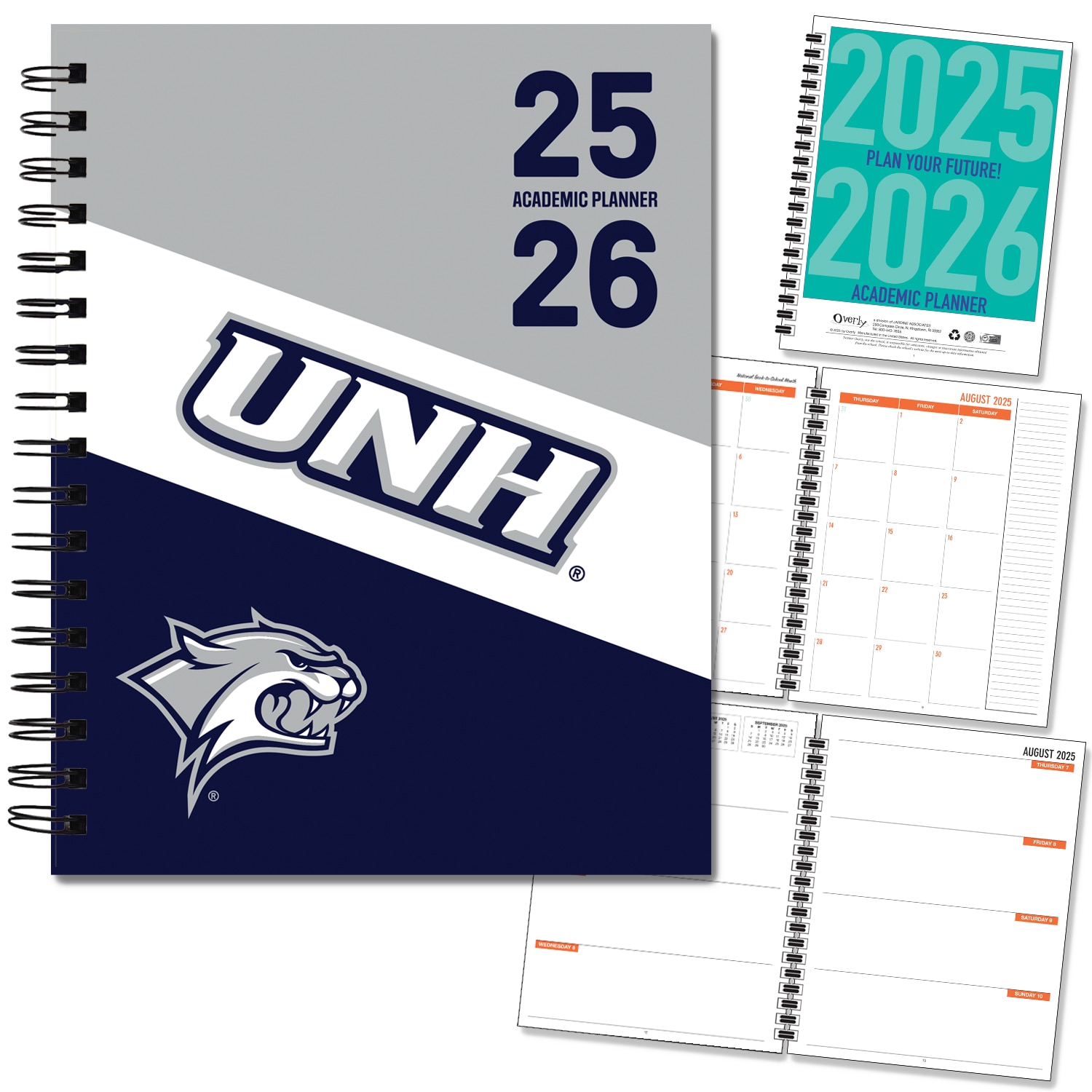 Spirit Primary Mark Hard Cover Imprinted Planner 25-26 AY 7x9