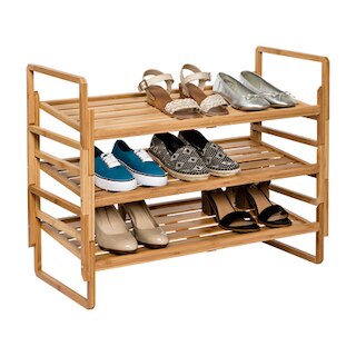 3-Tier Bamboo Nesting Shoe Rack