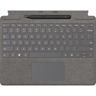 Surface Pro Signature Keyboard (Type Cover) + Slim Pen 2 BundleAlcantara Material Keyboard Finish/Palm Rest, Platinum