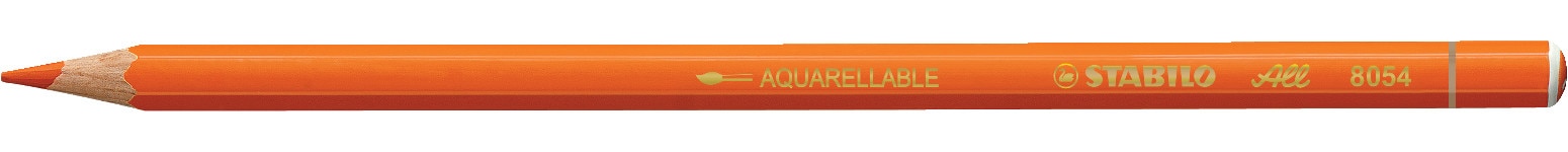 STABILO All-STABILO Colored Pencil For Film & Glass, Orange