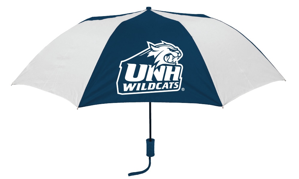 New Hampshire Wildcats "The Sport" 2-Tone Emblematic Umbrella Automatic Folding 48" Coverage