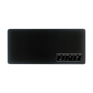 University of New Hampshire V2 - Black Faux Leather Desk Mat, Alumni V2