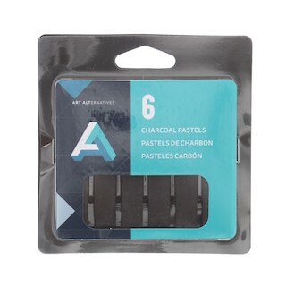 Art Alternatives Charcoal Drawing Sticks, 6-Stick Set