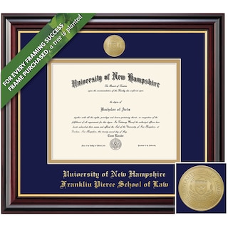 Framing Success 14 x 17 Windsor Gold Medallion Law Diploma Frame