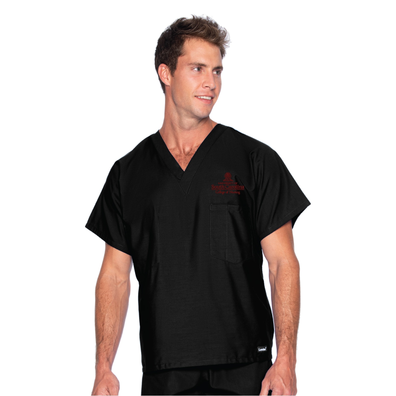 South Carolina Unisex Landau V-Neck Scrub Top