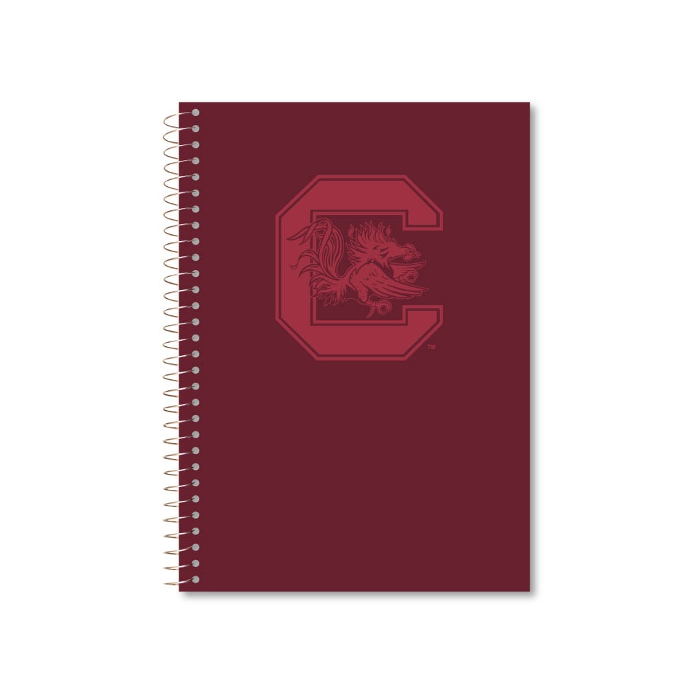 Roaring Premium 3 Subject 9.5 x 6.5 Notebook, College Ruled 20lb Paper, Pressboard Foil Cover