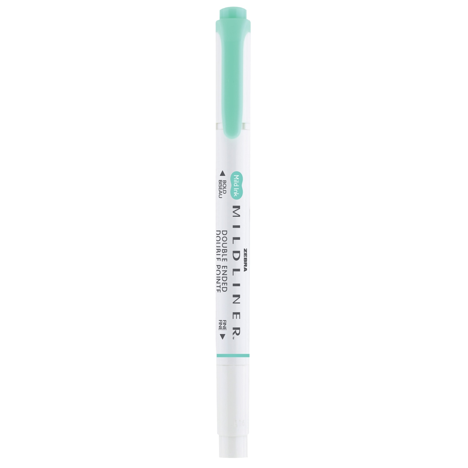 Zebra Mildliner Double Ended FineMedium Highlighter Smoke Blue