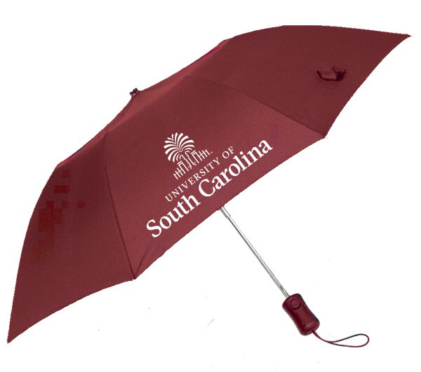 "The Victory" Solid Emblematic Umbrella Automatic Folding 42" Coverage