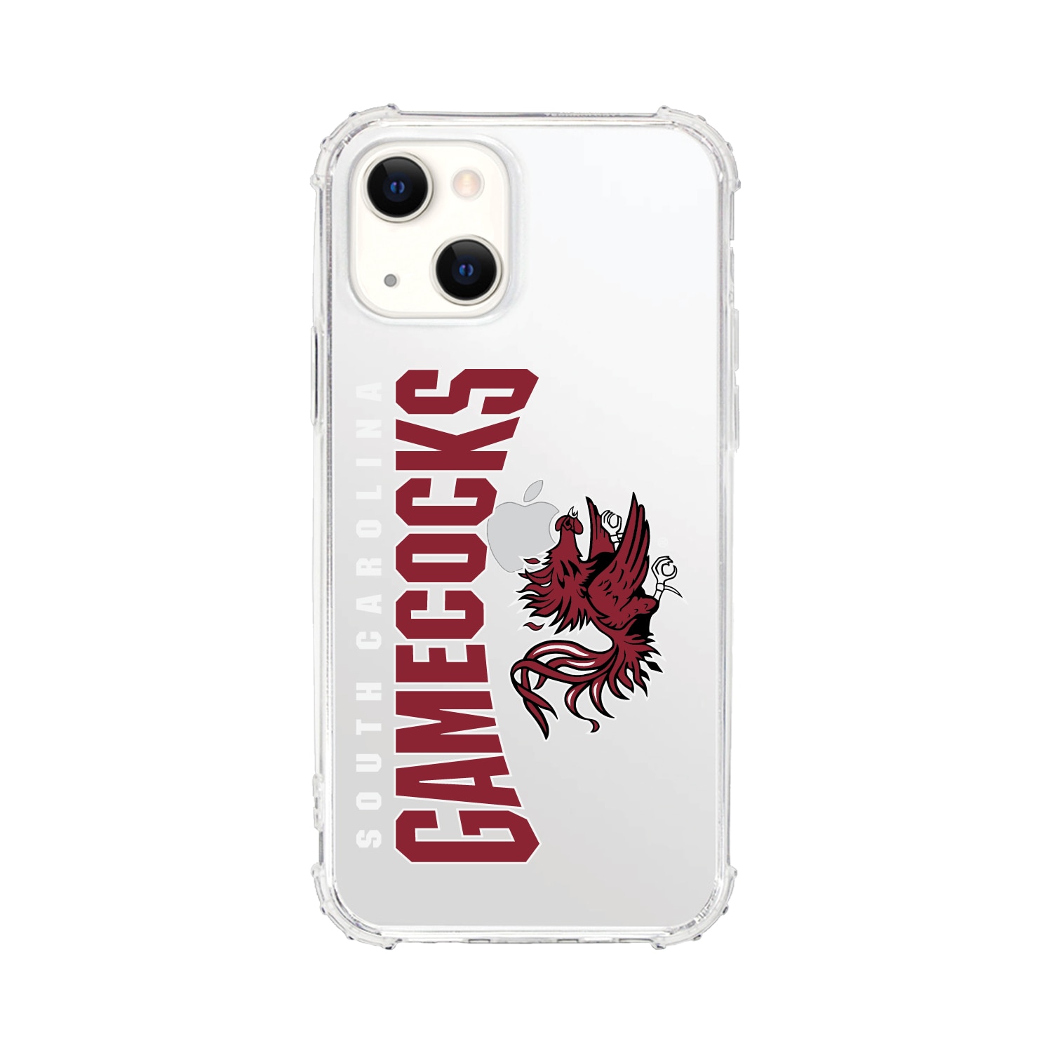 University of South Carolina- Clear Tough Edge Phone Case, Classic - iPhone 15