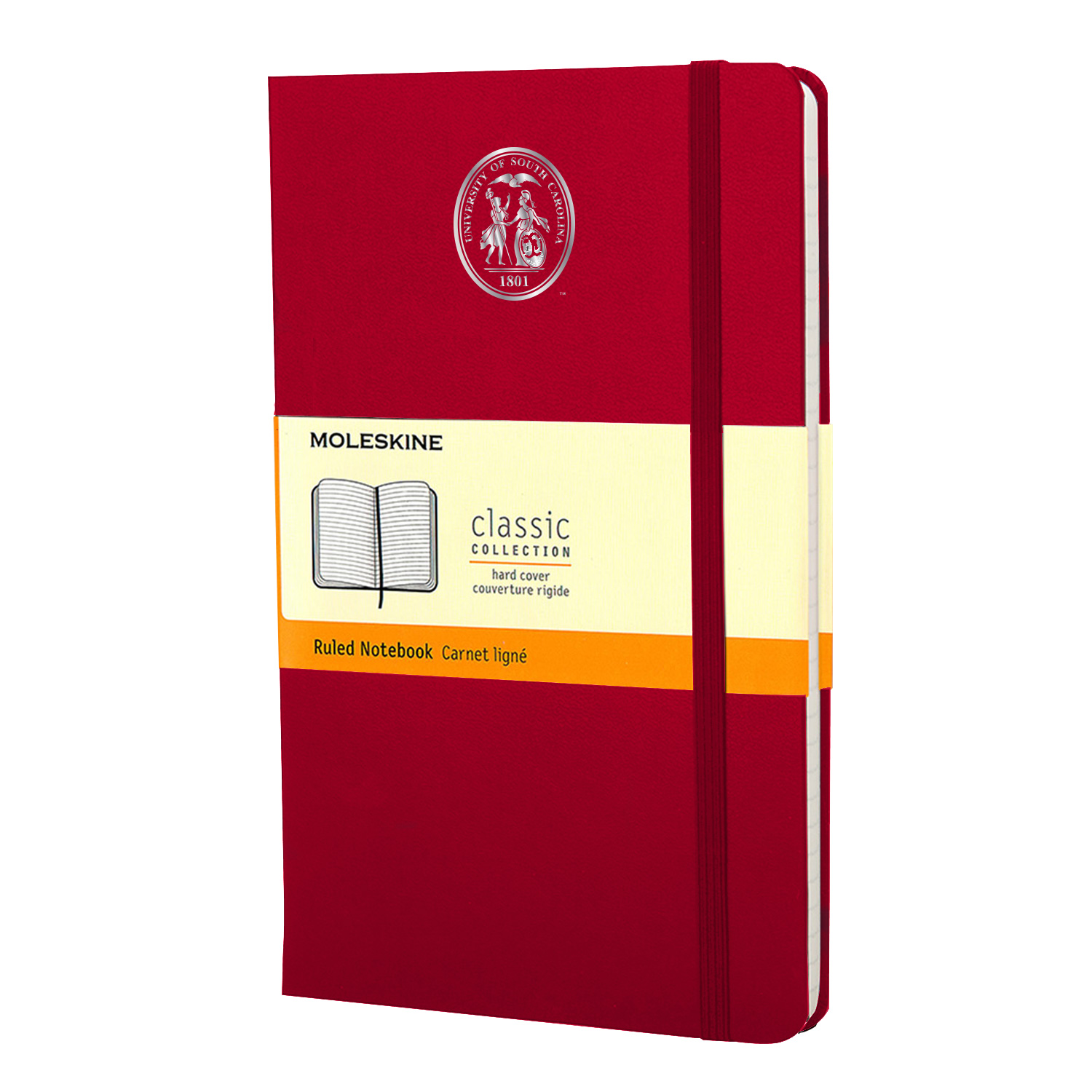 Moleskine Large Notebook With Foil Stamped Seal Ruled
