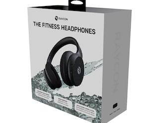 Raycon Fitness Wireless Over-Ear-Headphones- Black