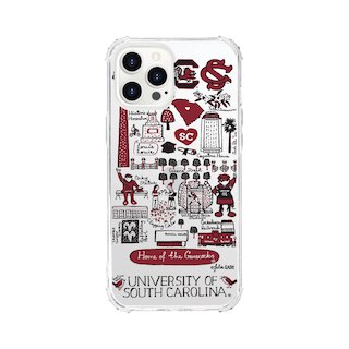 University of South Carolina- Clear Tough Edge Phone Case, Julia Gash - iPhone 15