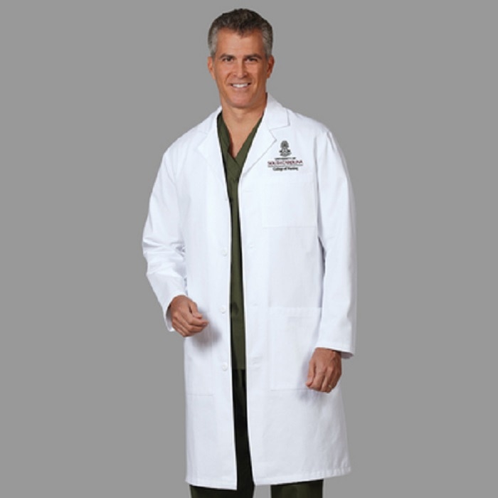 South Carolina Embroidered Unisex Lab Coat