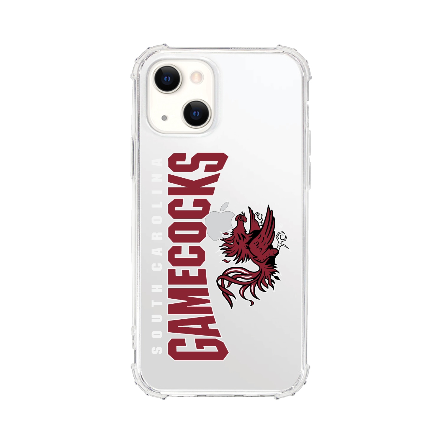 University of South Carolina - Clear Tough Edge Phone Case, Classic  - iPhone 14
