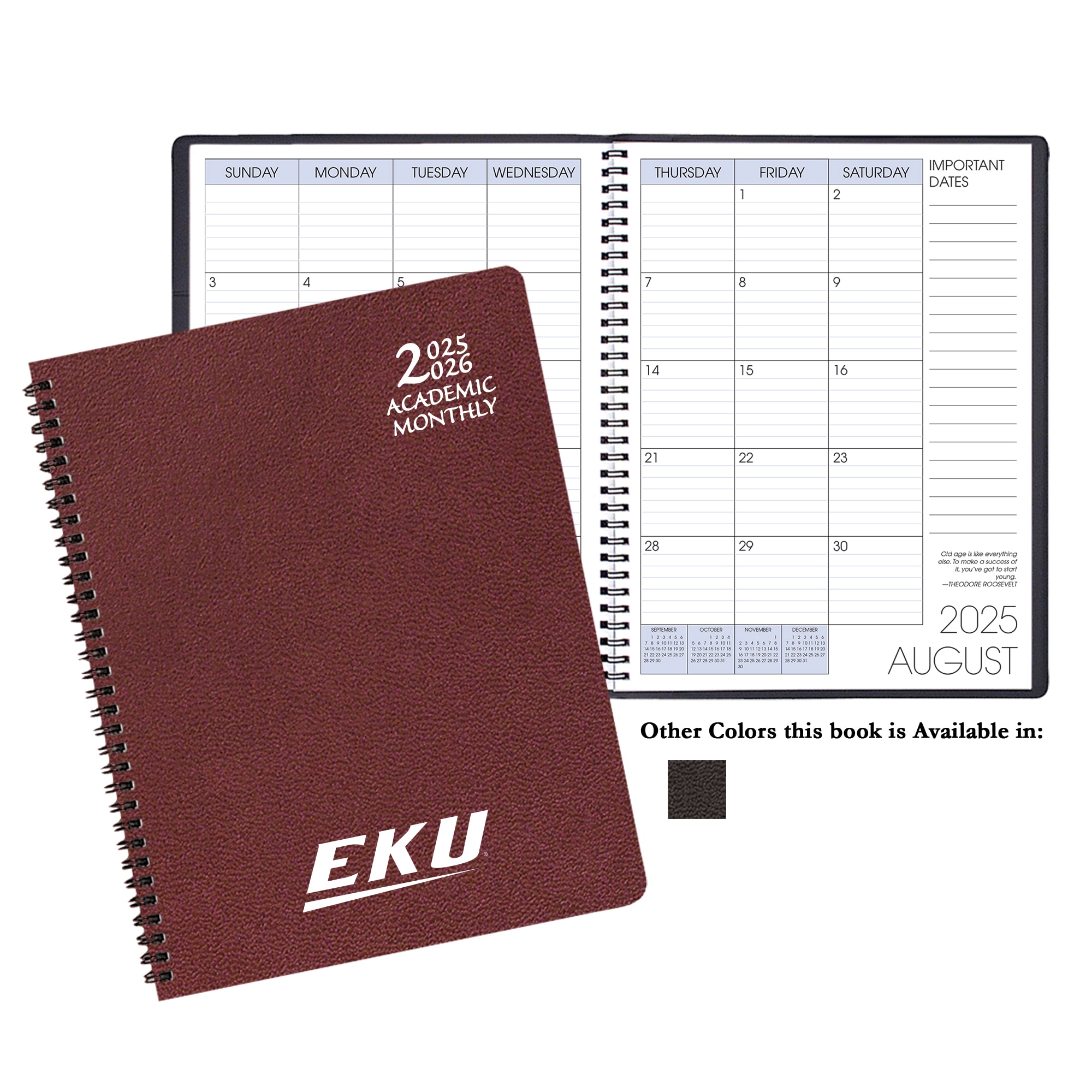 Payne 25-26 Imprinted Academic Monthly Planner 8.5"x11"