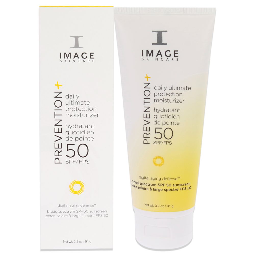 Prevention Plus Daily Ultimate Protection Moistrurizer SPF 50 by Image for Unisex - 3.2 oz Moisturizer