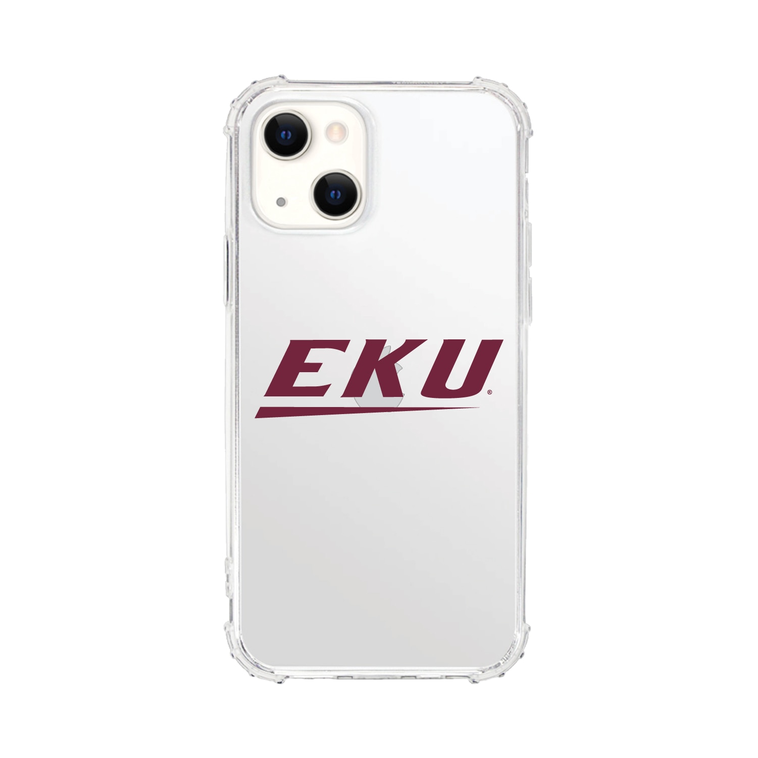Eastern Kentucky University V2 Clear Tough Edge Phone Case, Classic V1 - iPhone 14
