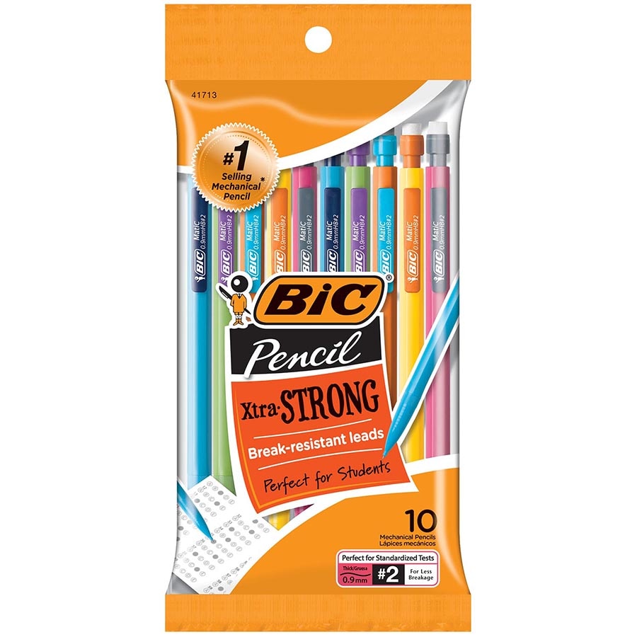BIC XtraStrong Mechanical Pencil 0.9mm 10Pack