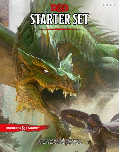 Dungeons & Dragons Starter Set (Six Dice  Five Ready-To-Play D&d Characters with Character Sheets  a Rulebook  and One Adventure): Fantasy Roleplaying