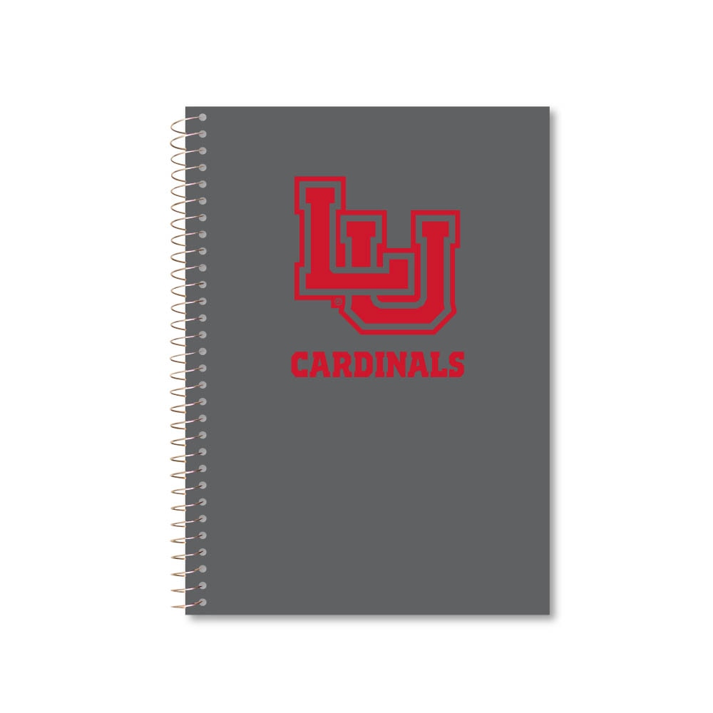 Roaring Premium 3 Subject 9.5 x 6.5 Notebook, College Ruled 20lb Paper, Pressboard Foil Cover
