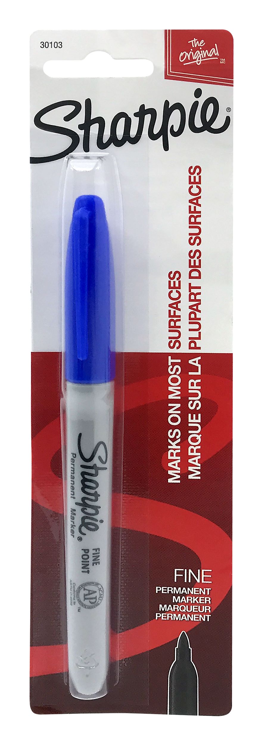 Sharpie Blue Fine Ln Blister Marker