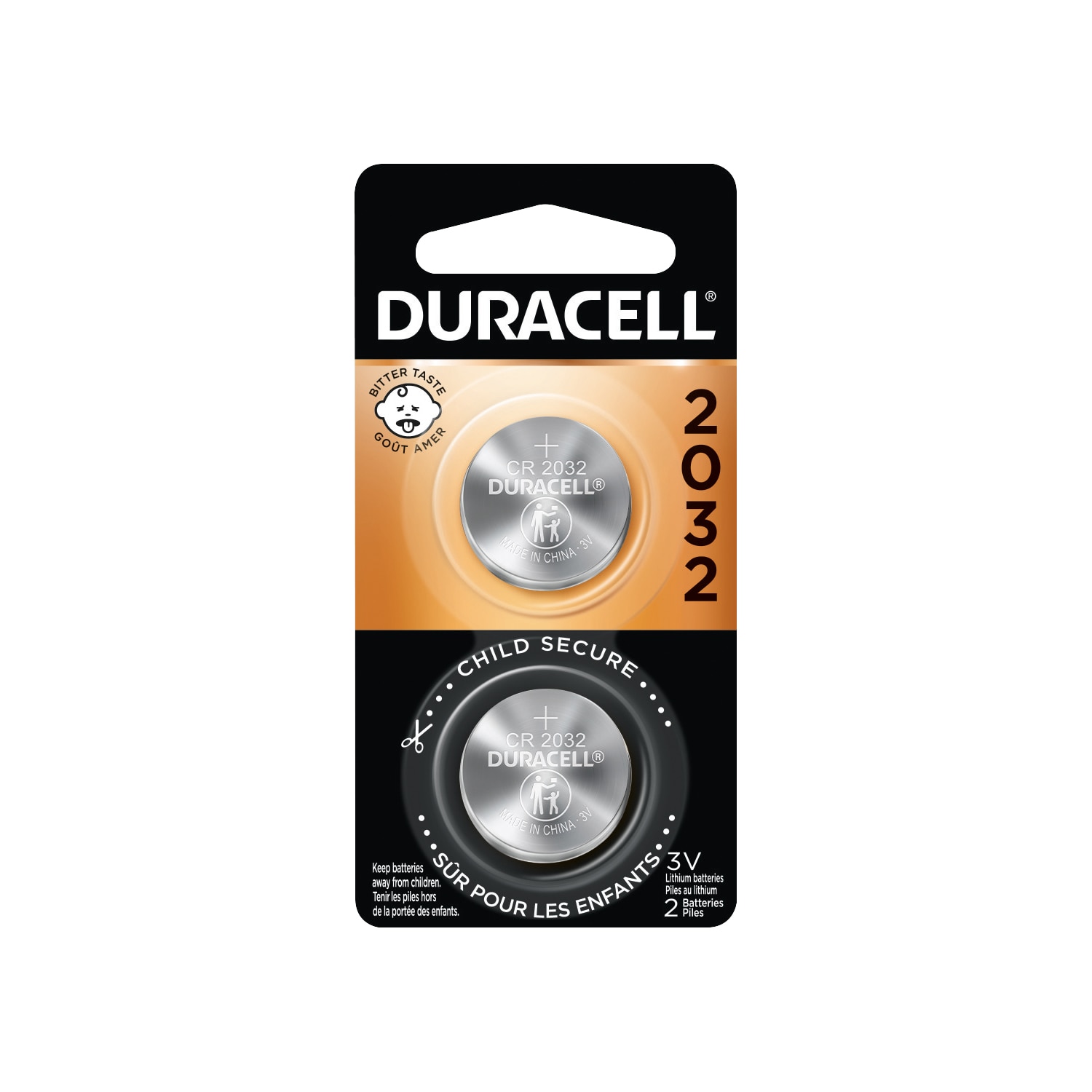 Duracell 2032 LithCoin Battery 3V 2Pk