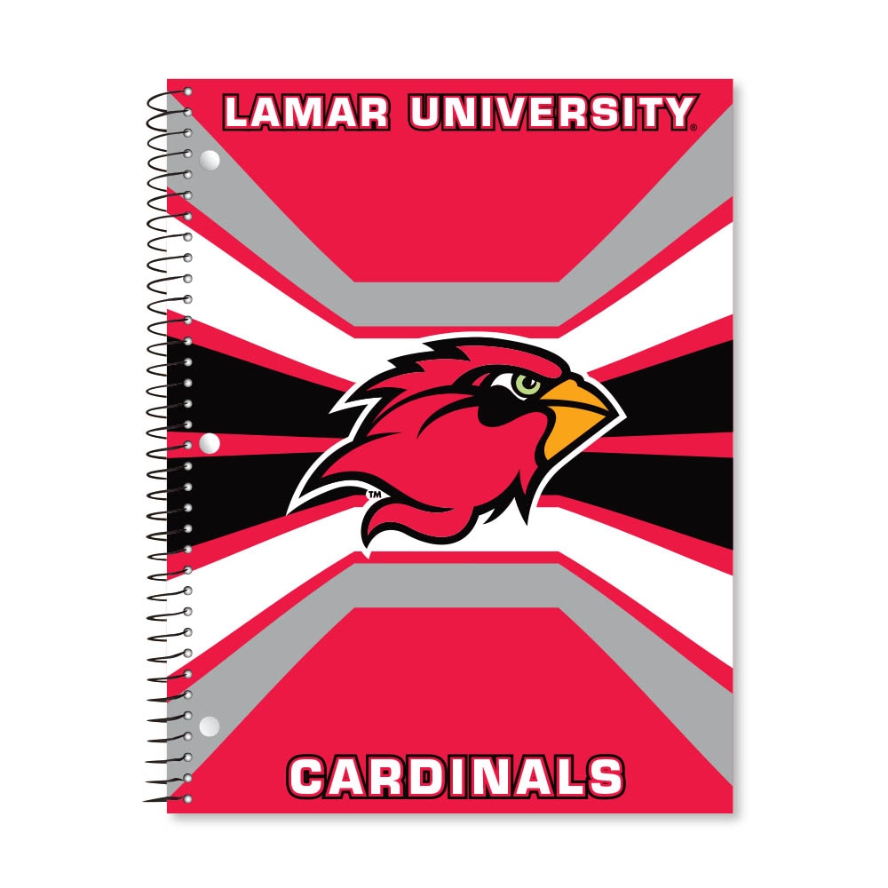 Digi Color Warp 1 Subject 11"x8.5" 70 Count College Ruled Spiral Notebook