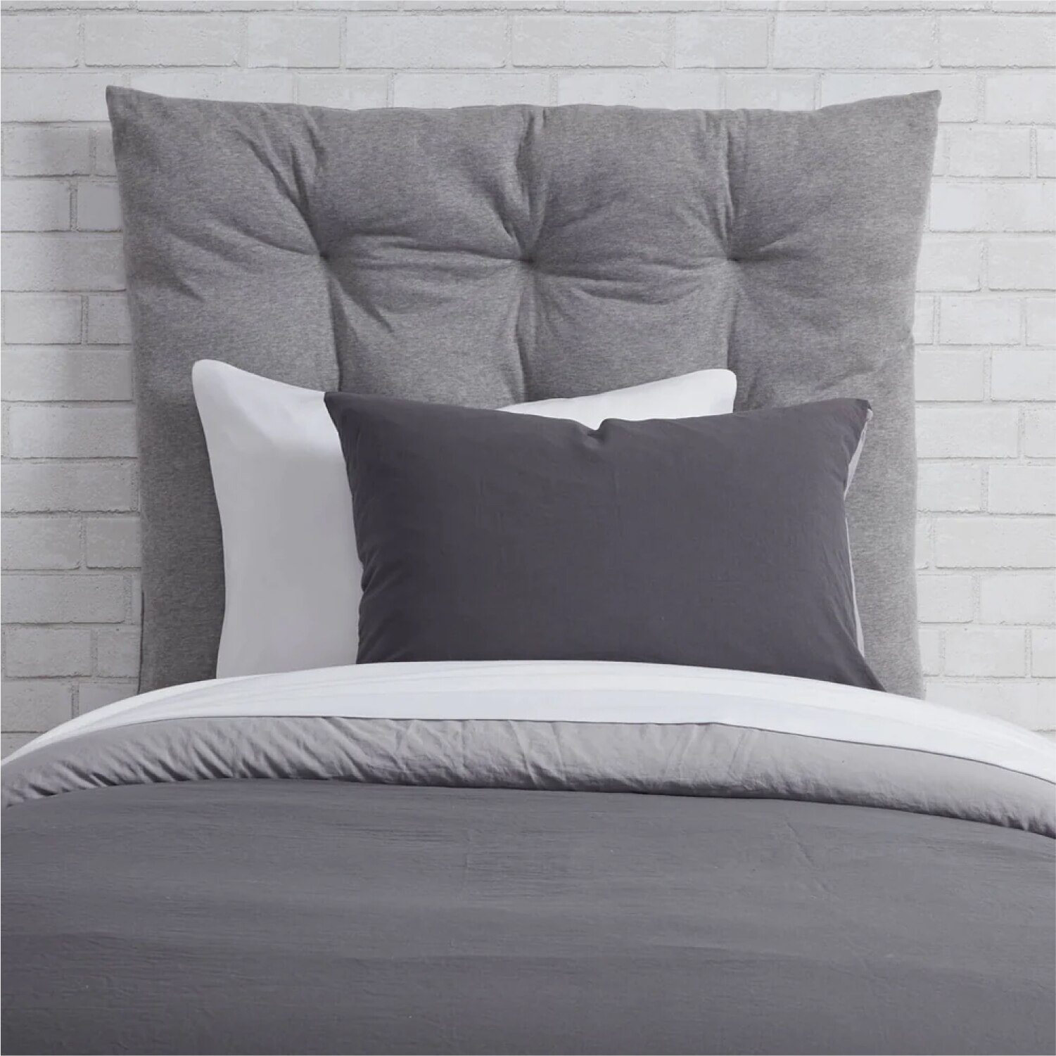 Dormify Spencer Sweatshirt Cushioned Headboard - Twin/Twin XL