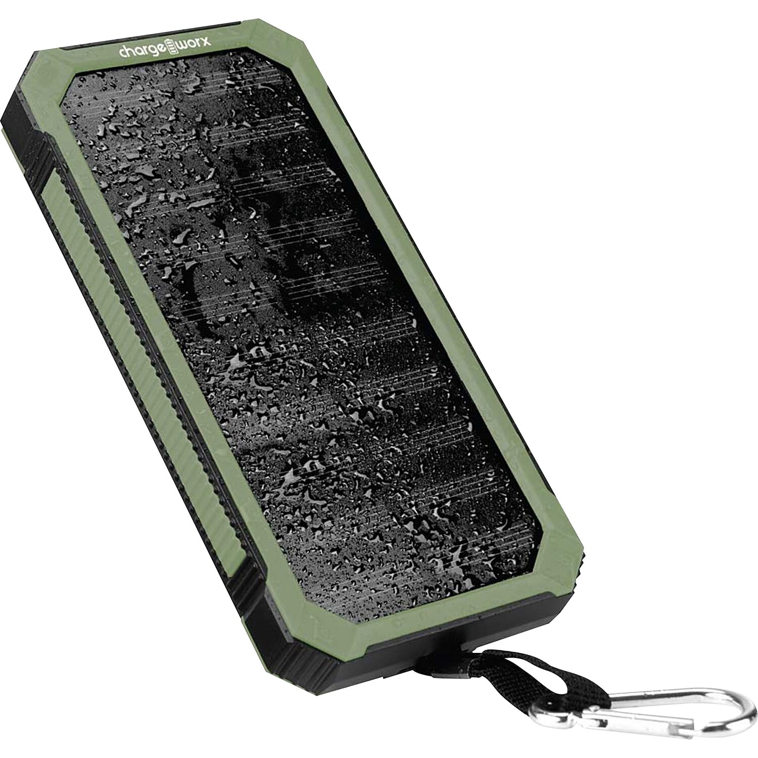 Chargeworx Premium Solar Power Bank "15 000mAh" Black
