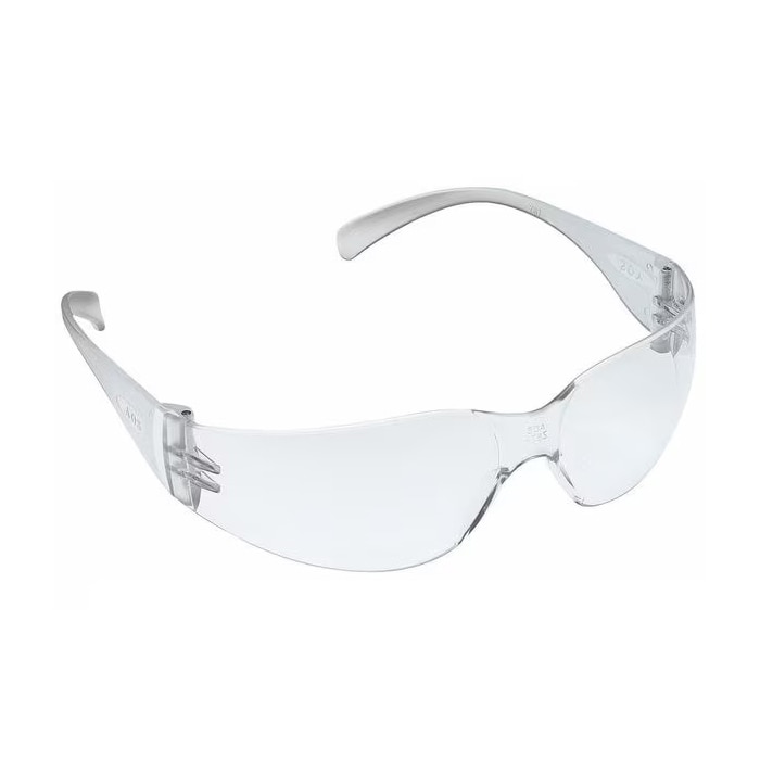 3M SAFETY GLASSES UNISEX CLEAR FRAMELESS