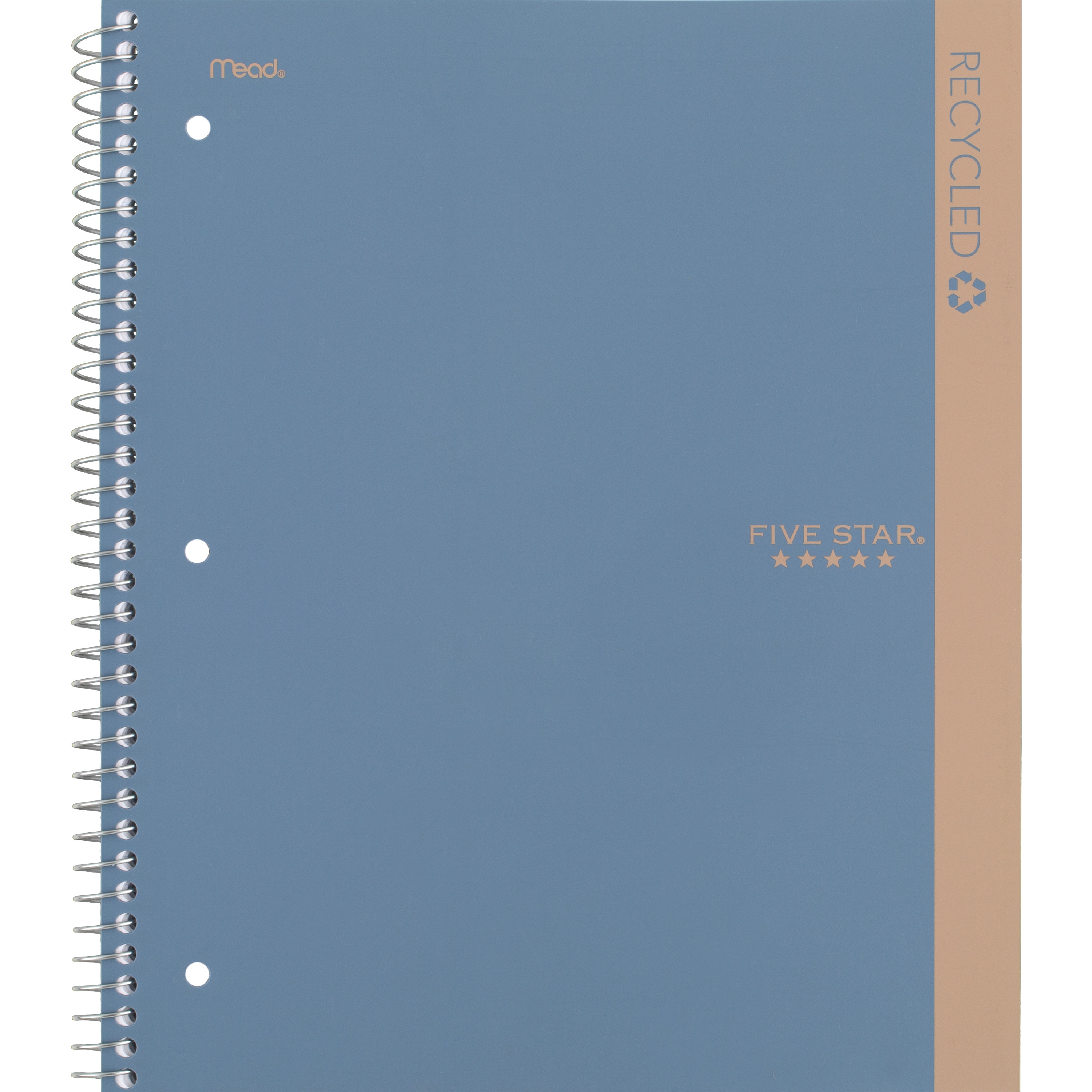 Five Star(R) Recycled 1 Subject Notebook, 100 count, College Ruled