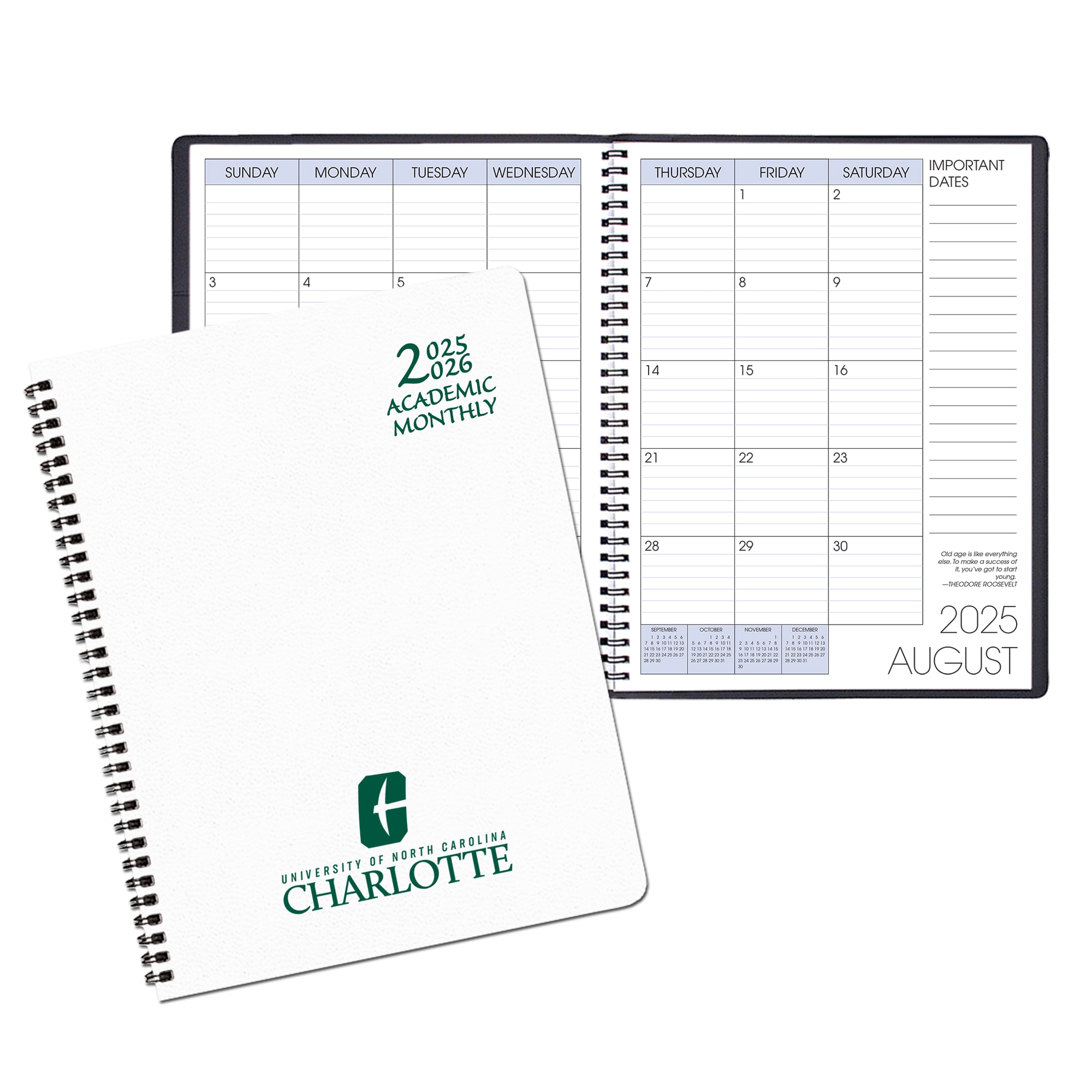 Payne 25-26 Imprinted Academic Monthly Planner 8.5"x11"