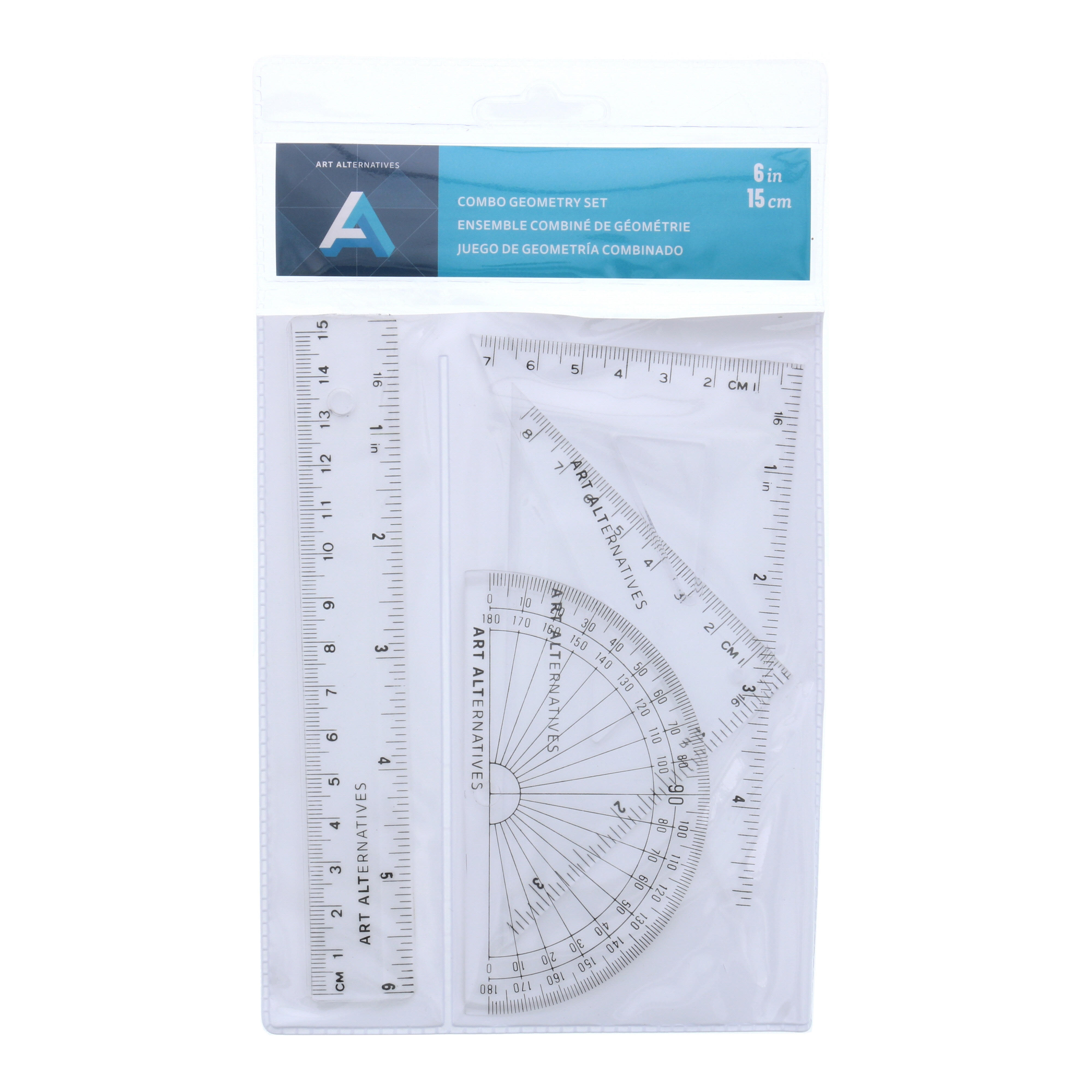 Ruler Combo 4Pc Set 6"