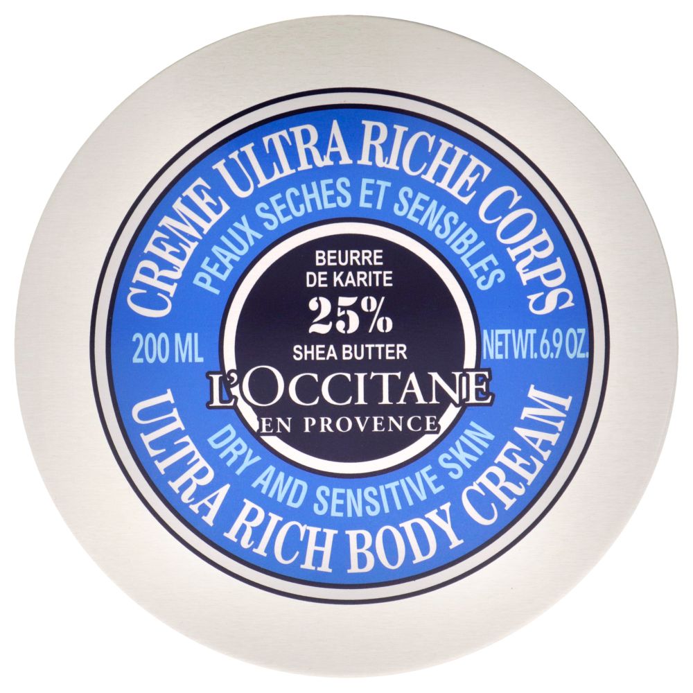 Shea Butter Ultra Rich Body Cream by LOccitane for Unisex - 6.9 oz Body Cream