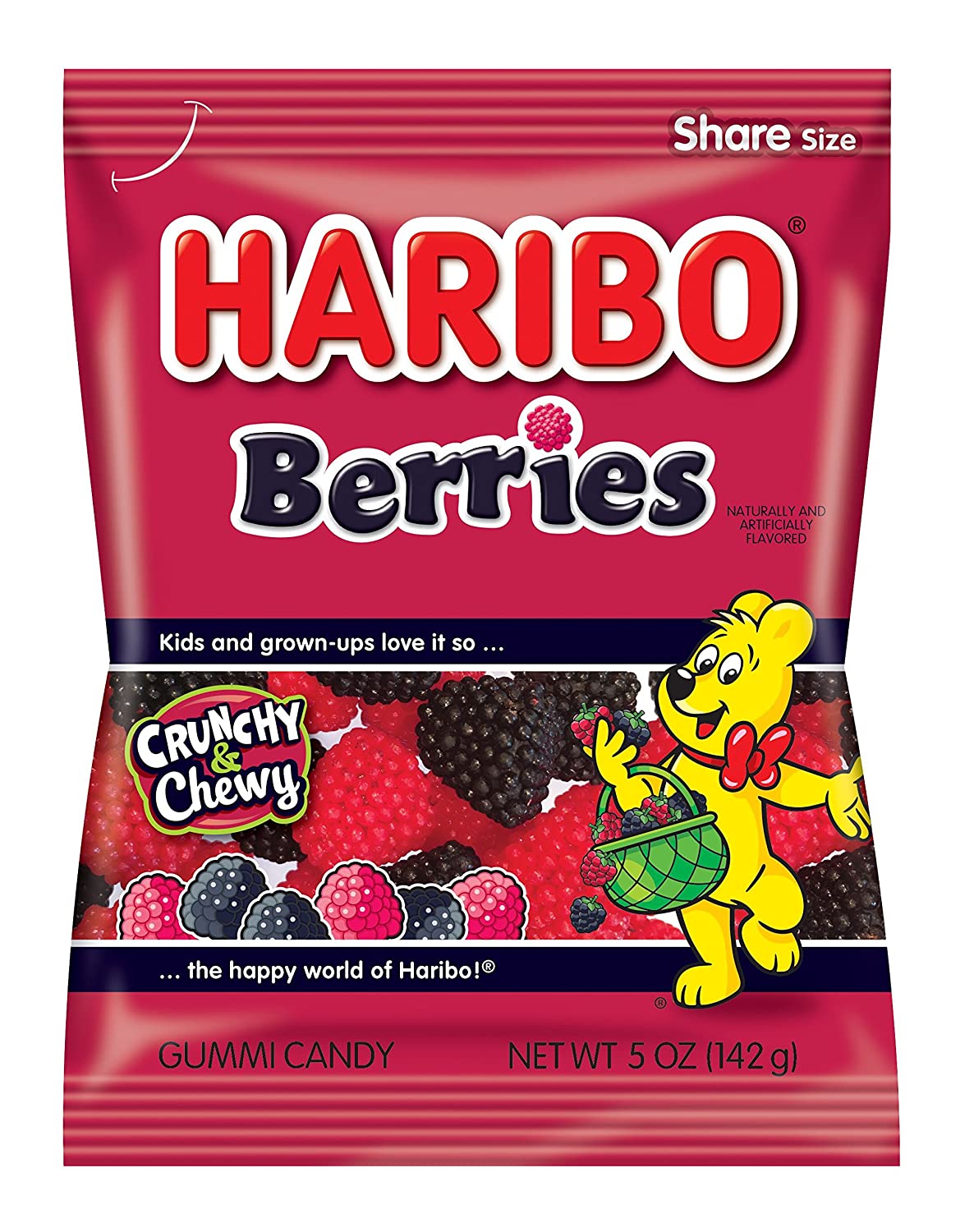 Haribo Berries Gummies 5oz 5 OZ