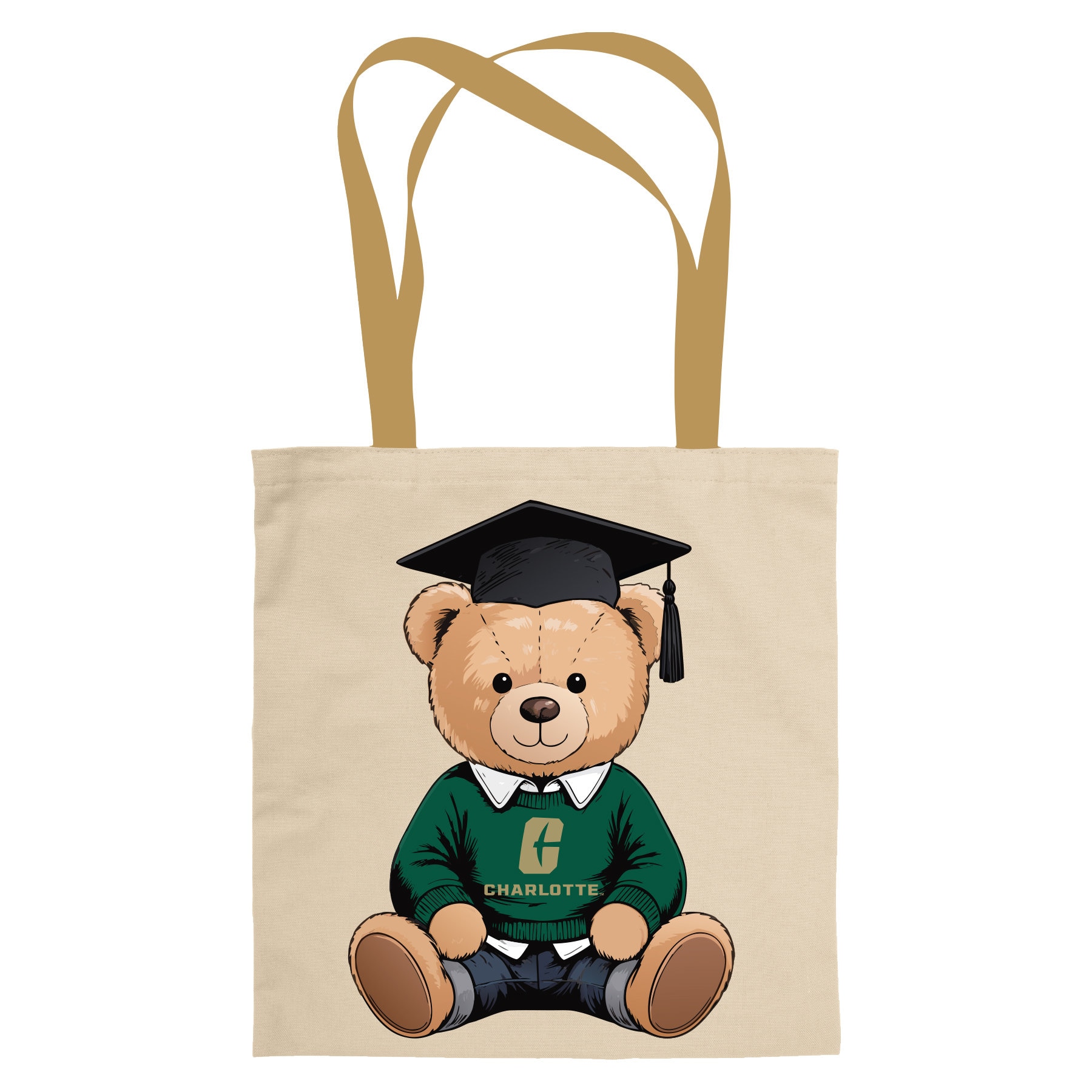 UNC Charlotte 49ers Grad Teddy Bear Tote