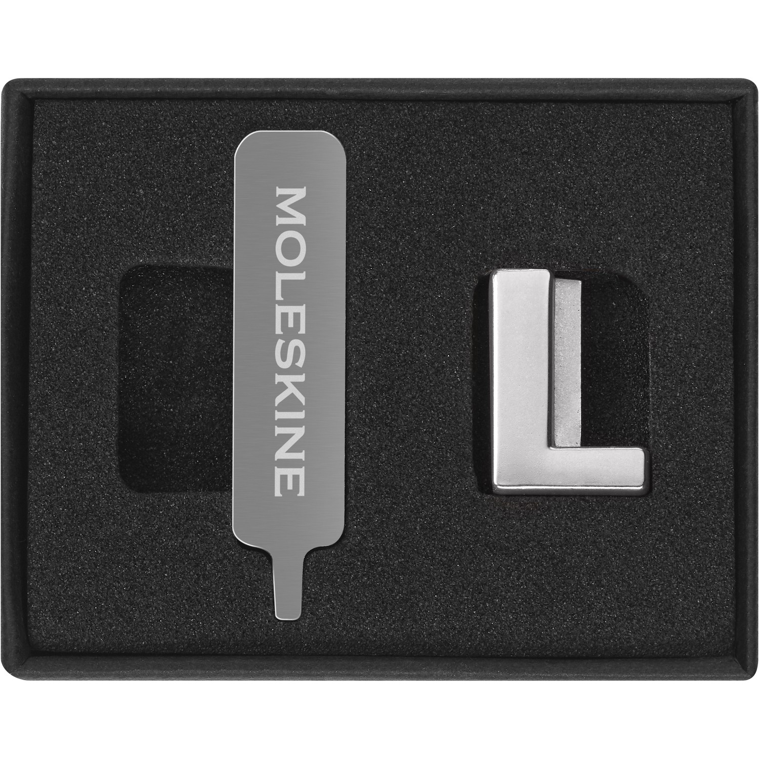 MOLESKINE PINS L SILVER