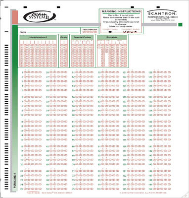 Scantron Form 229634