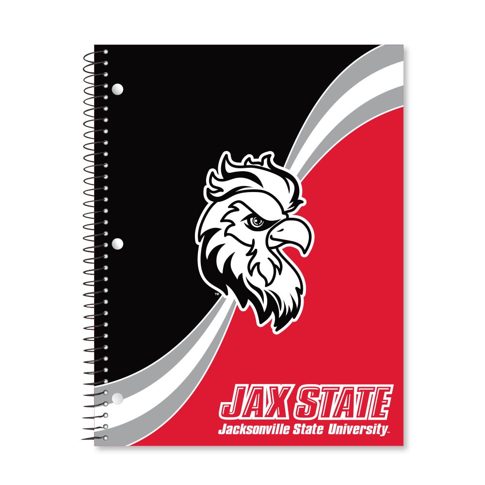 Digi Curve Divide 1 Subject 11"x8.5" 70 Count College Ruled Spiral Notebook