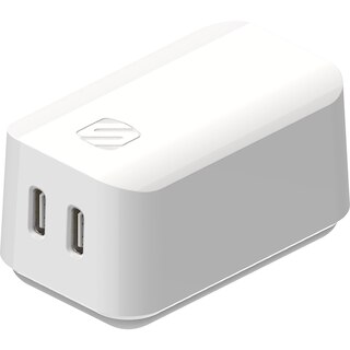 Powervolt 35W Dual USB-C Charger- White