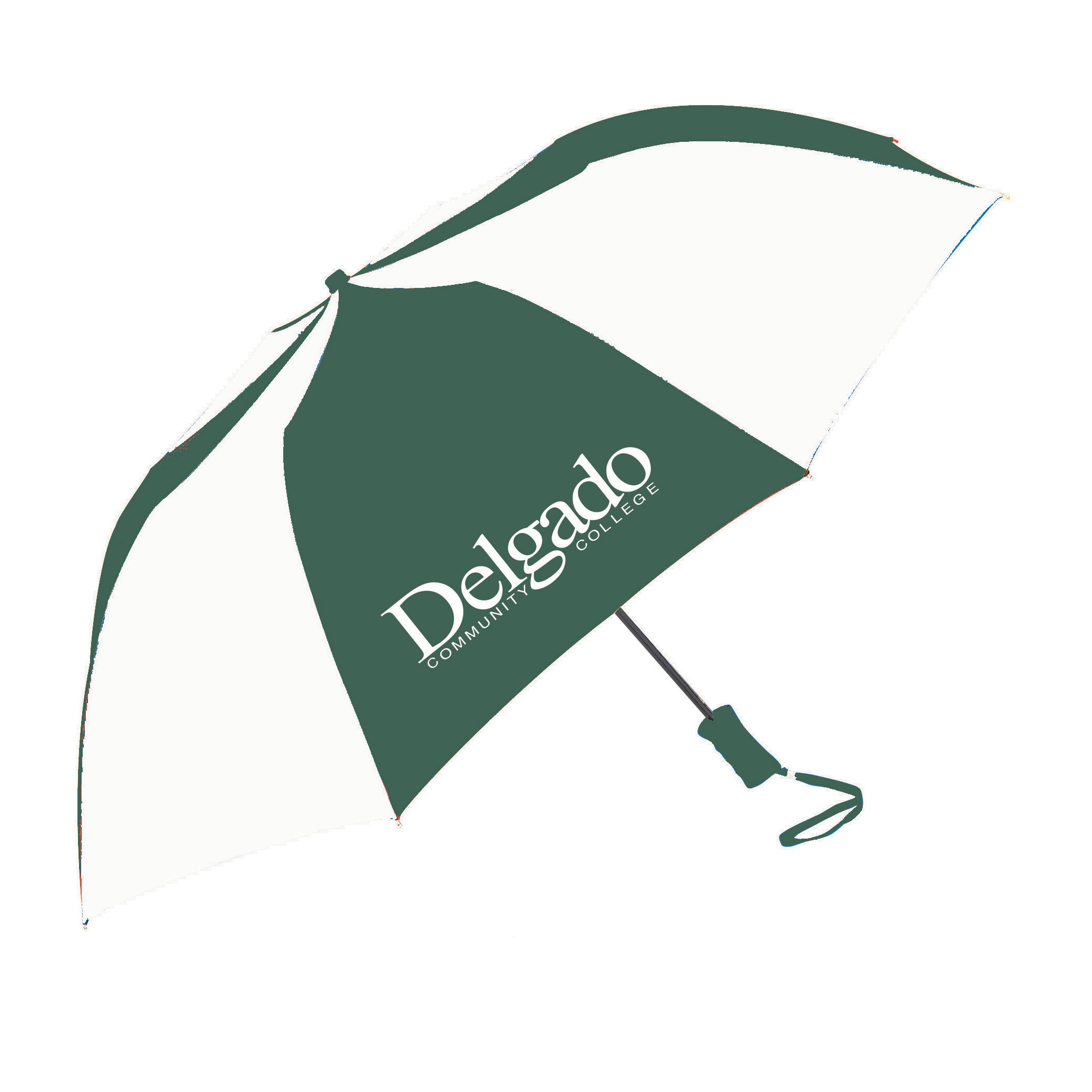 The Sport 2-Tone Emblematic Umbrella Automatic Folding 48" Coverage