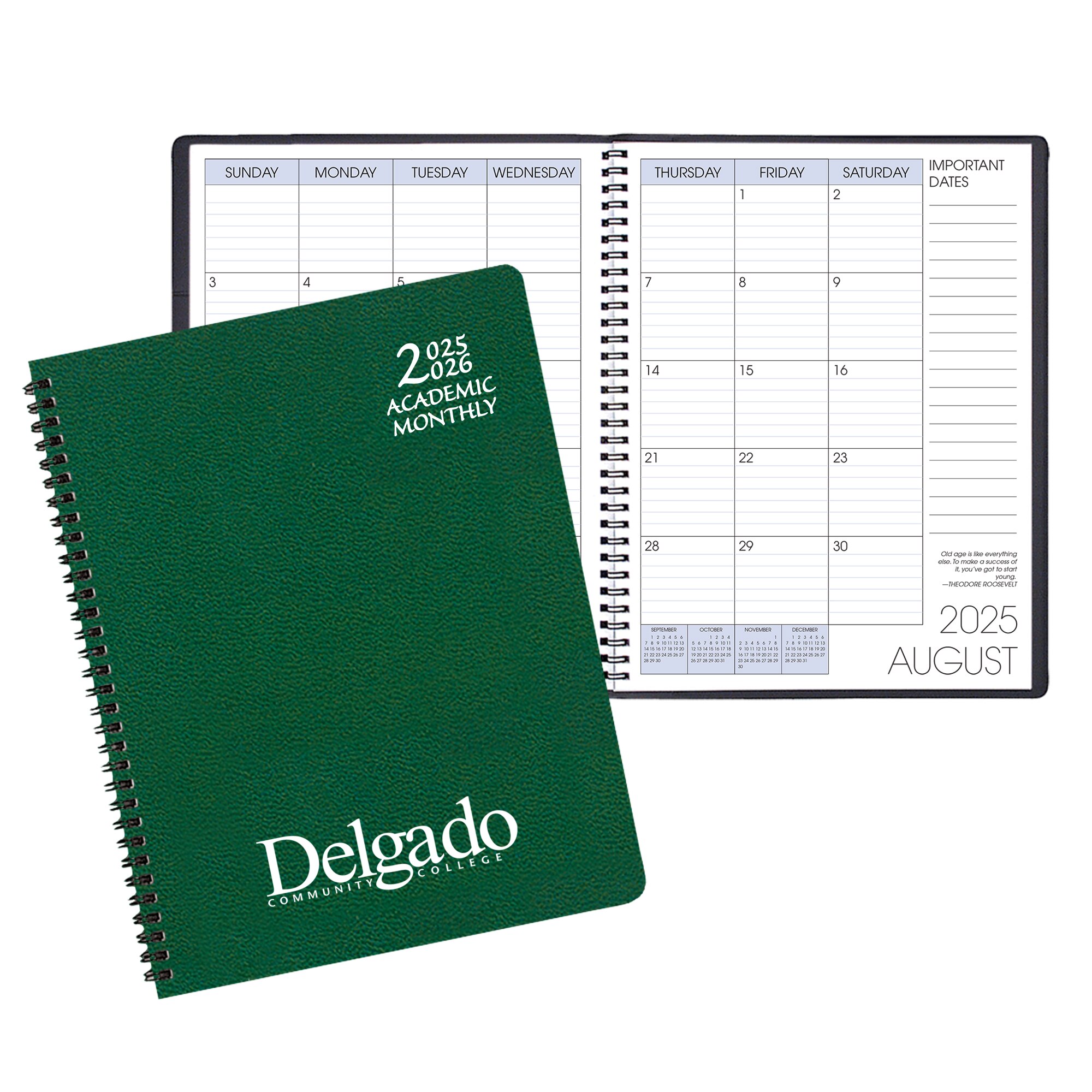 Payne 25-26 Imprinted Academic Monthly Planner 8.5"x11"