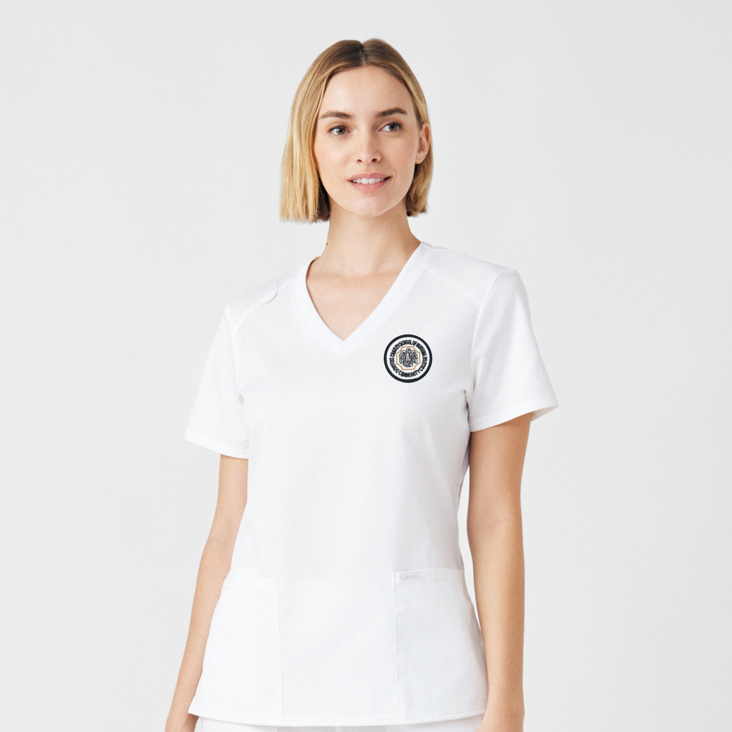 ProFlex Womens V-Neck  Scrub Top (LT105 Logoed)