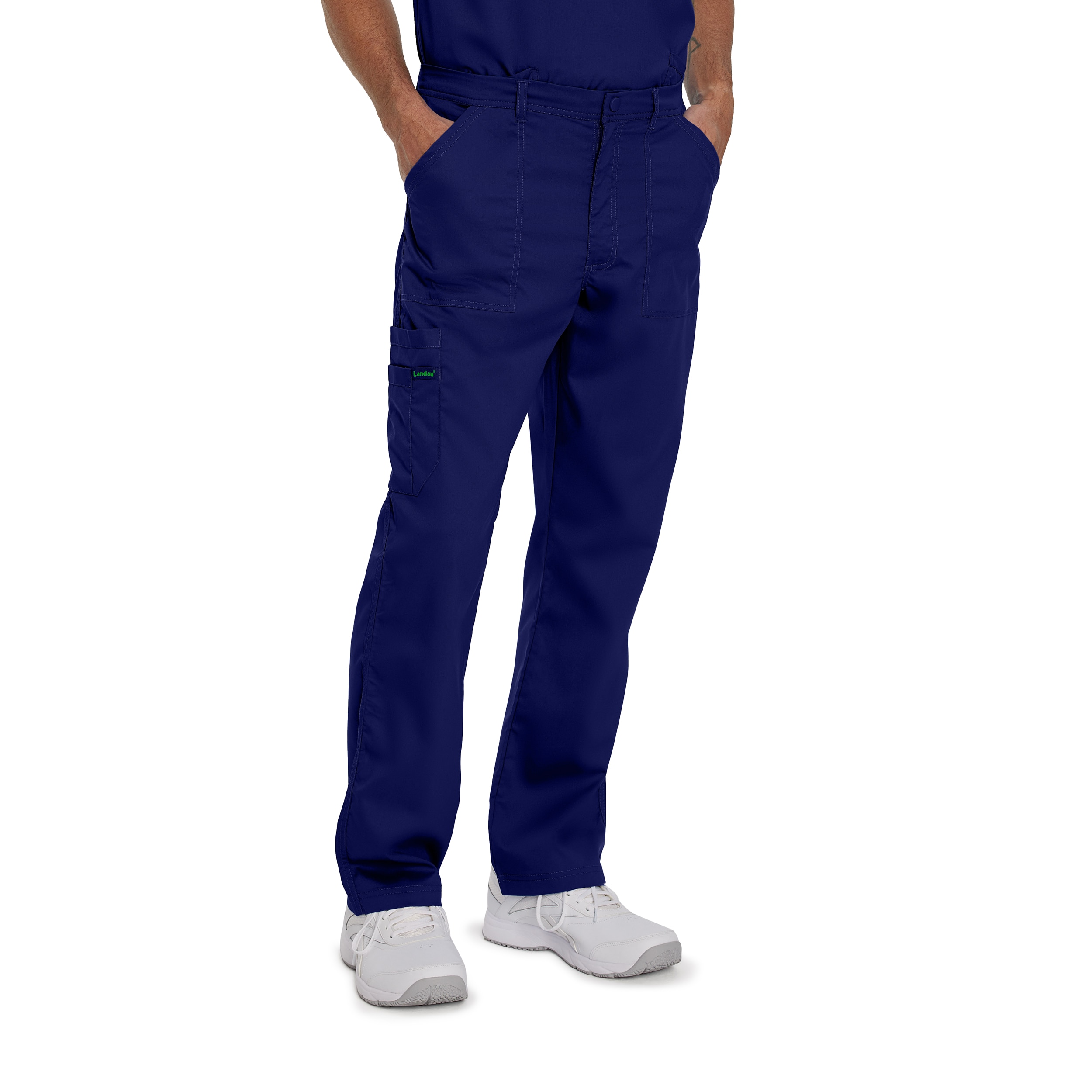 Men's Cargo Drawsting Scrub Bottoms