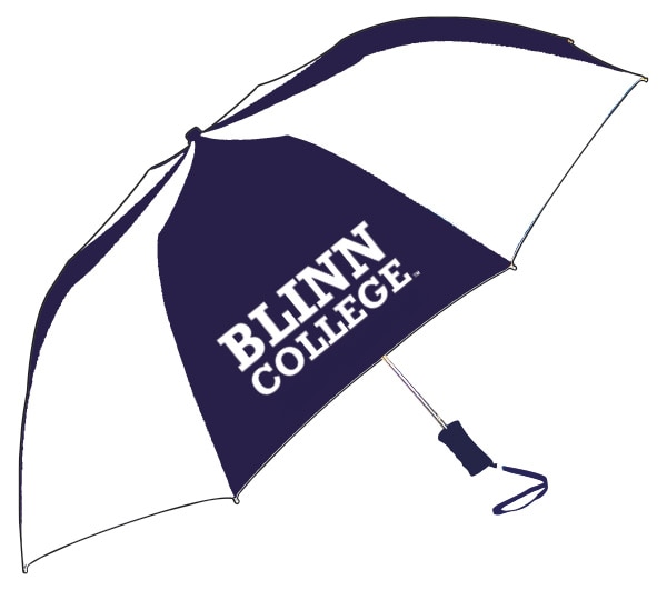 Blinn College - Brenham Campus "The Sport" 2-Tone Emblematic Umbrella Automatic Folding 48" Coverage