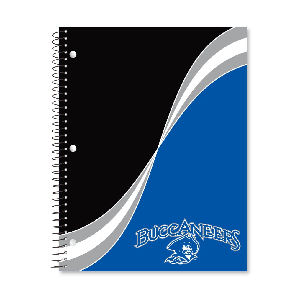 Digi Curve Divide 1 Subject 11"x8.5" 70 Count College Ruled Spiral Notebook