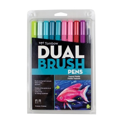 Dual Brush Set Tropical