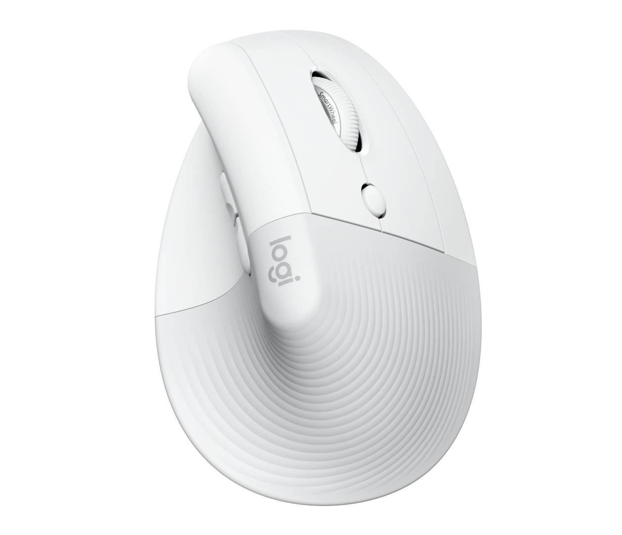 Logitech Lift Vertical Ergonomic Wireless Mouse - Off White